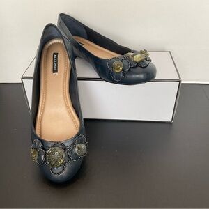 Alex Marie Navy Flats Shoes Size 8 M Women’s